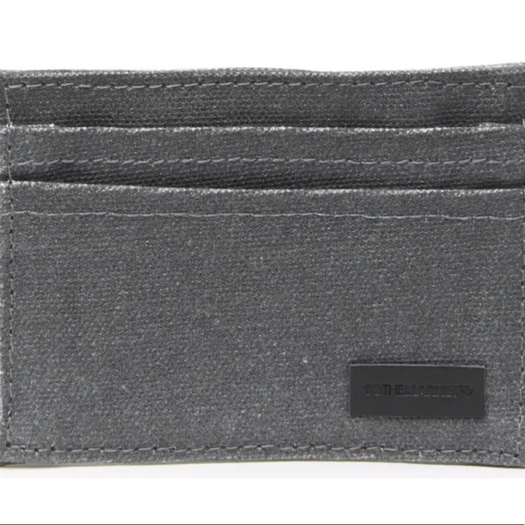 To The Market Grey Camo Slim Card Holder Wallet One Size - Picture 1 of 4